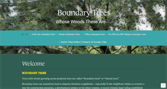 Desktop Screenshot of boundarytrees.com